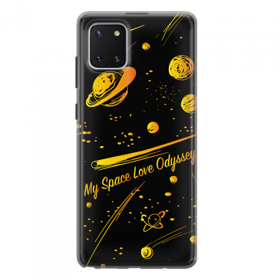 SAMSUNG - Galaxy Note 10 Lite - Soft Clear Case - Dark Space Odyssey