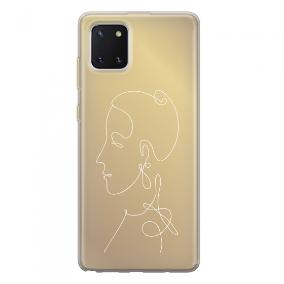 SAMSUNG - Galaxy Note 10 Lite - Soft Clear Case - Golden Lady
