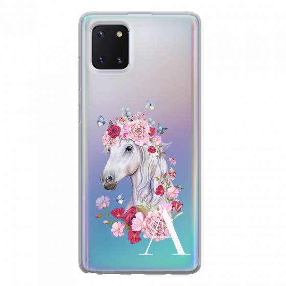 SAMSUNG - Galaxy Note 10 Lite - Soft Clear Case - Magical Horse White