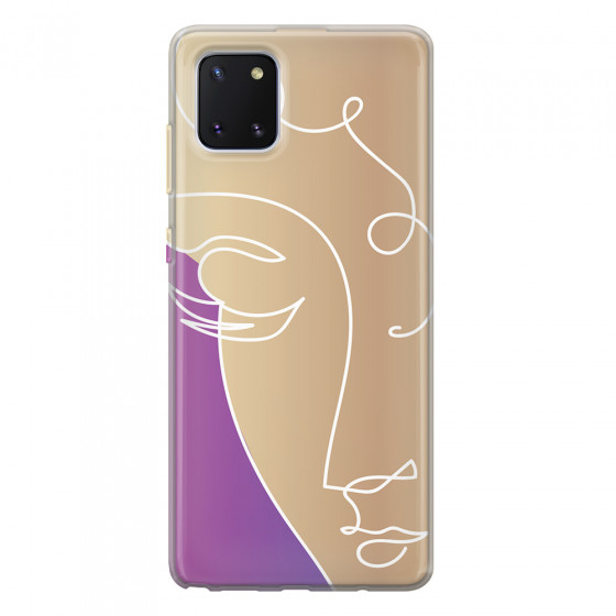 SAMSUNG - Galaxy Note 10 Lite - Soft Clear Case - Miss Rose Gold