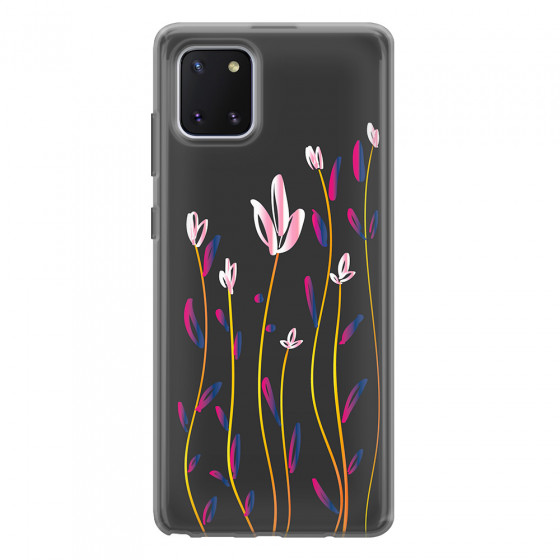 SAMSUNG - Galaxy Note 10 Lite - Soft Clear Case - Pink Tulips