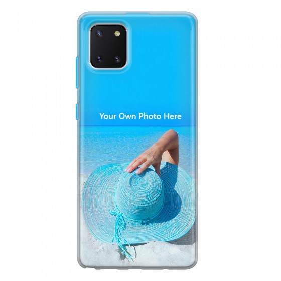 SAMSUNG - Galaxy Note 10 Lite - Soft Clear Case - Single Photo Case
