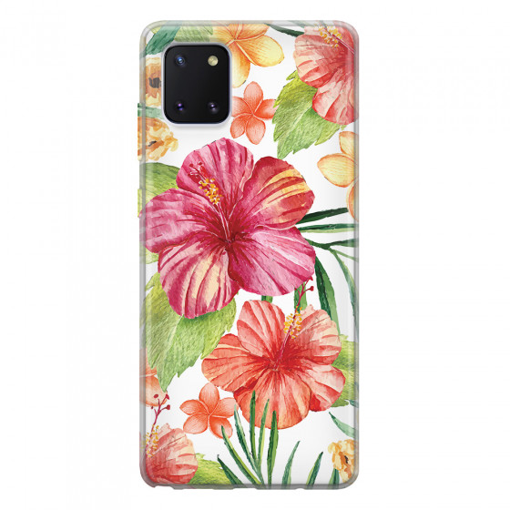 SAMSUNG - Galaxy Note 10 Lite - Soft Clear Case - Tropical Vibes