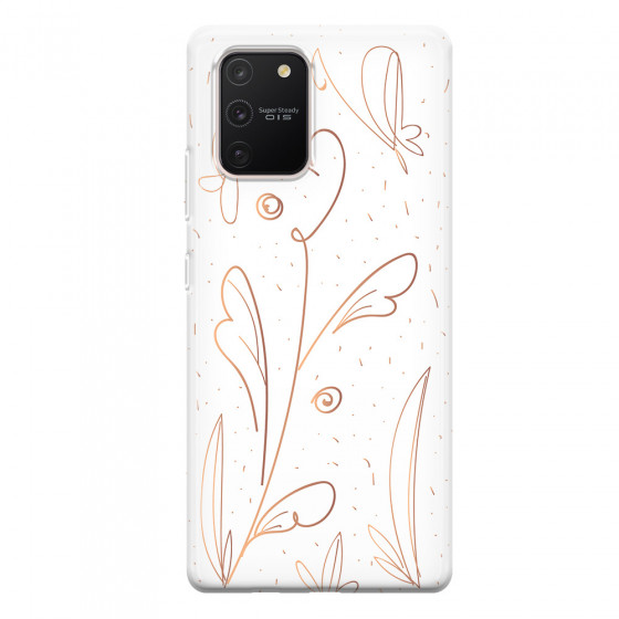 SAMSUNG - Galaxy S10 Lite - Soft Clear Case - Flowers In Style