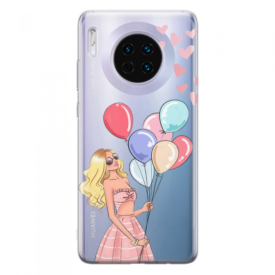 HUAWEI - Mate 30 - Soft Clear Case - Balloon Party