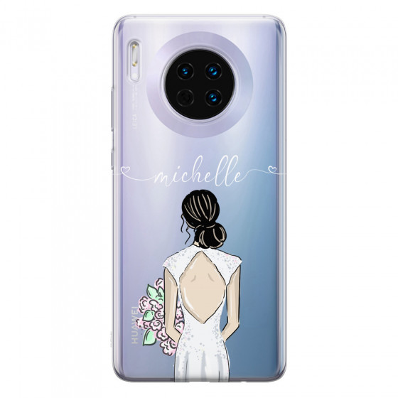 HUAWEI - Mate 30 - Soft Clear Case - Bride To Be Blackhair II.