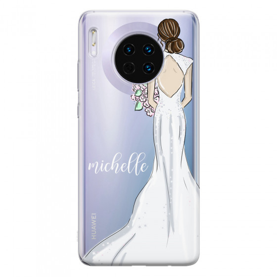 HUAWEI - Mate 30 - Soft Clear Case - Bride To Be Brunette