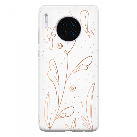 HUAWEI - Mate 30 - Soft Clear Case - Flowers In Style