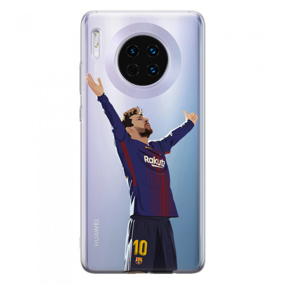 HUAWEI - Mate 30 - Soft Clear Case - For Barcelona Fans