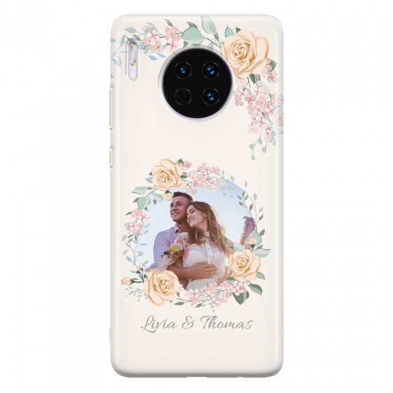 HUAWEI - Mate 30 - Soft Clear Case - Frame Of Roses