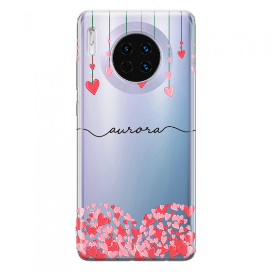 HUAWEI - Mate 30 - Soft Clear Case - Love Hearts Strings