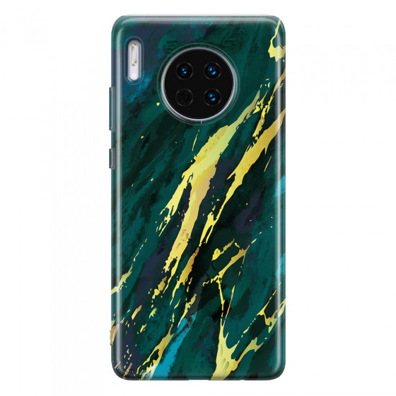 HUAWEI - Mate 30 - Soft Clear Case - Marble Emerald Green