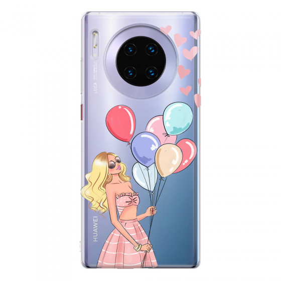 HUAWEI - Mate 30 Pro - Soft Clear Case - Balloon Party