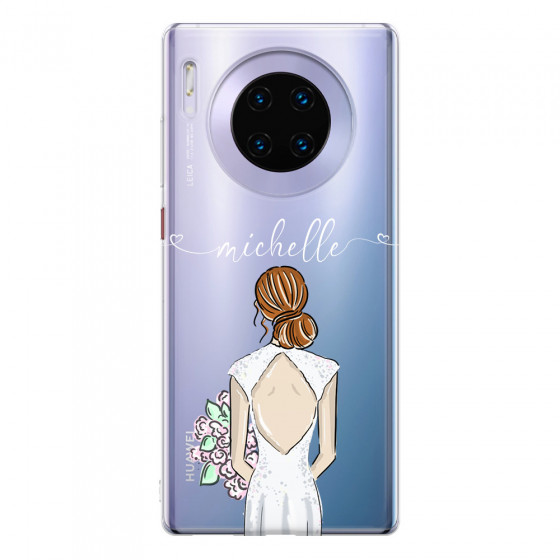 HUAWEI - Mate 30 Pro - Soft Clear Case - Bride To Be Redhead II.