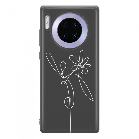 HUAWEI - Mate 30 Pro - Soft Clear Case - Flower In The Dark