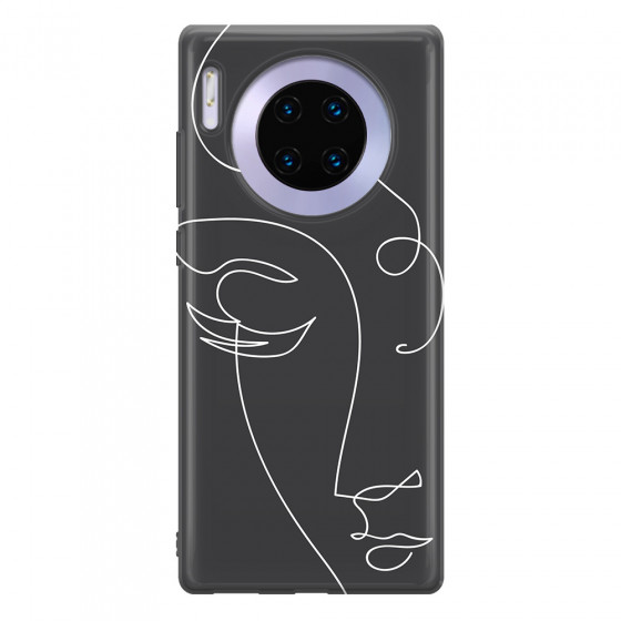 HUAWEI - Mate 30 Pro - Soft Clear Case - Light Portrait in Picasso Style