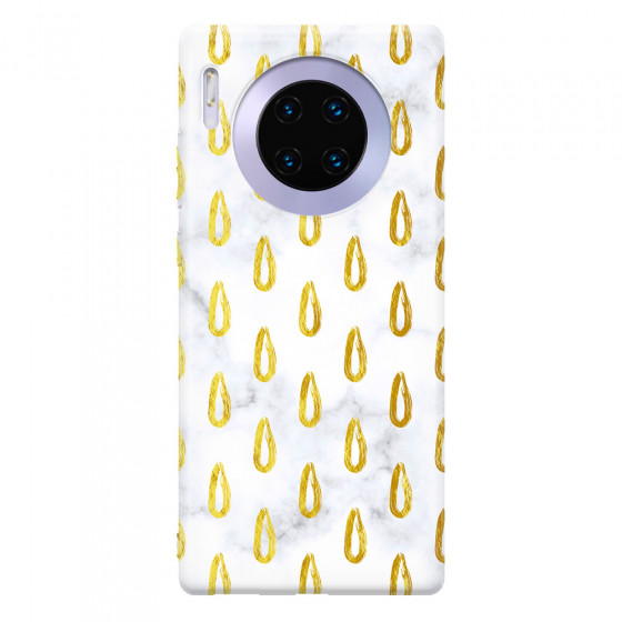 HUAWEI - Mate 30 Pro - Soft Clear Case - Marble Drops