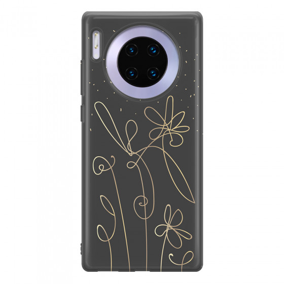 HUAWEI - Mate 30 Pro - Soft Clear Case - Midnight Flowers