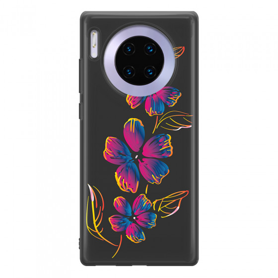 HUAWEI - Mate 30 Pro - Soft Clear Case - Spring Flowers In The Dark