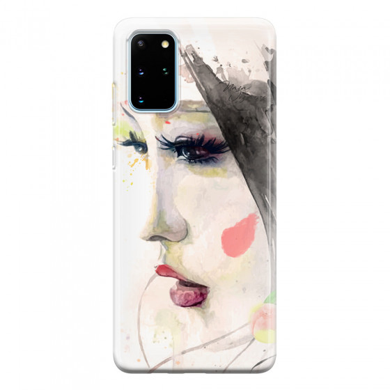 SAMSUNG - Galaxy S20 - Soft Clear Case - Face of a Beauty