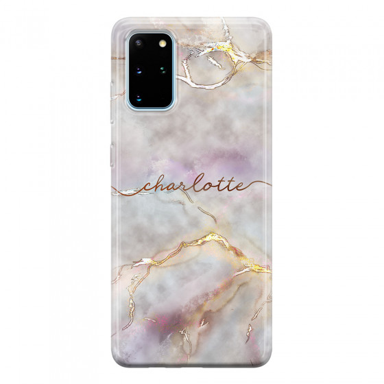 SAMSUNG - Galaxy S20 - Soft Clear Case - Marble Rootage
