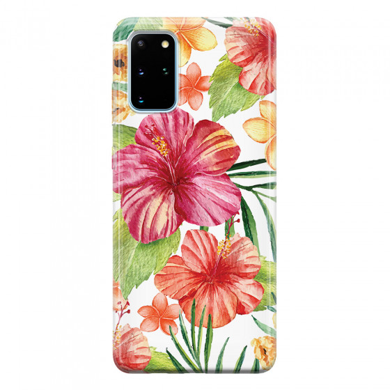 SAMSUNG - Galaxy S20 - Soft Clear Case - Tropical Vibes