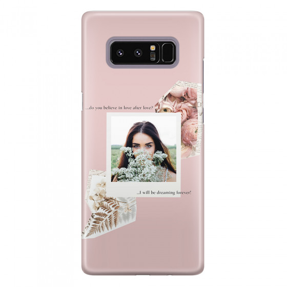 SAMSUNG - Galaxy Note 8 - 3D Snap Case - Vintage Pink Collage Phone Case