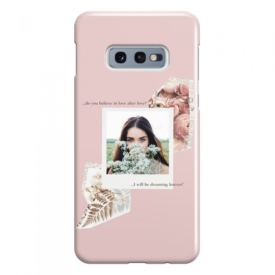 SAMSUNG - Galaxy S10e - 3D Snap Case - Vintage Pink Collage Phone Case