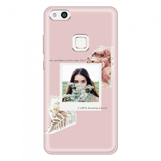 HUAWEI - P10 Lite - Soft Clear Case - Vintage Pink Collage Phone Case