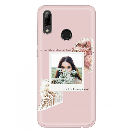 HUAWEI - P Smart 2019 - Soft Clear Case - Vintage Pink Collage Phone Case
