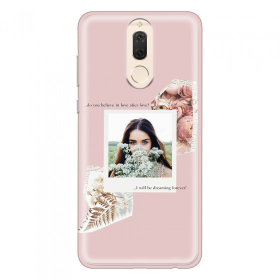 HUAWEI - Mate 10 lite - Soft Clear Case - Vintage Pink Collage Phone Case