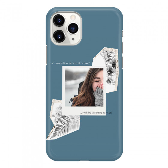 APPLE - iPhone 11 Pro - 3D Snap Case - Vintage Blue Collage Phone Case