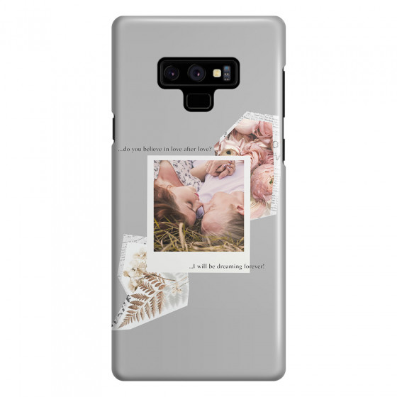 SAMSUNG - Galaxy Note 9 - 3D Snap Case - Vintage Grey Collage Phone Case