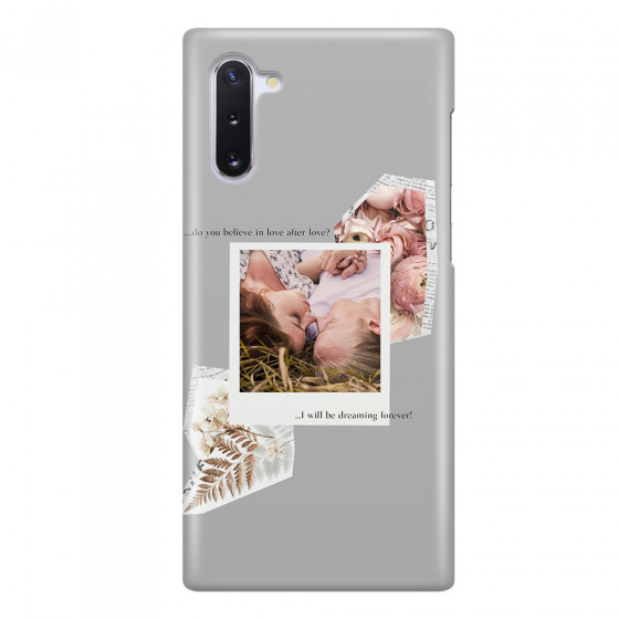 SAMSUNG - Galaxy Note 10 - 3D Snap Case - Vintage Grey Collage Phone Case