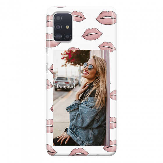 SAMSUNG - Galaxy A71 - Soft Clear Case - Teenage Kiss Phone Case