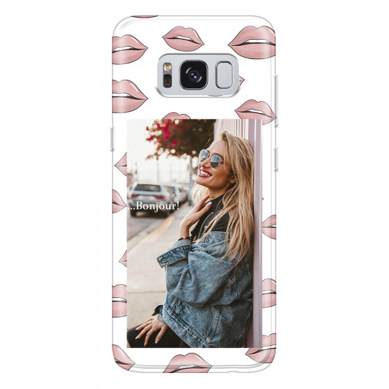SAMSUNG - Galaxy S8 - Soft Clear Case - Teenage Kiss Phone Case