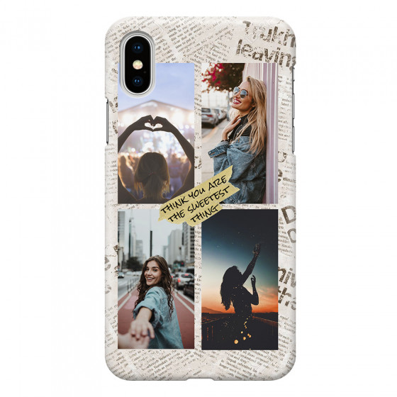 APPLE - iPhone XS Max - 3D Snap Case - Newspaper Vibes Phone Case
