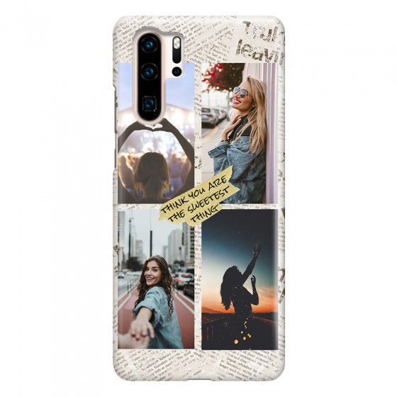 HUAWEI - P30 Pro - 3D Snap Case - Newspaper Vibes Phone Case