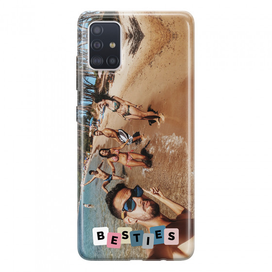 SAMSUNG - Galaxy A71 - Soft Clear Case - Besties Phone Case