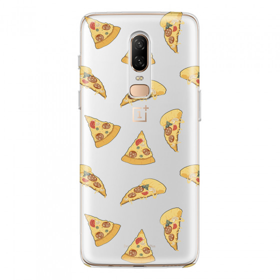 ONEPLUS - OnePlus 6 - Soft Clear Case - Pizza Phone Case