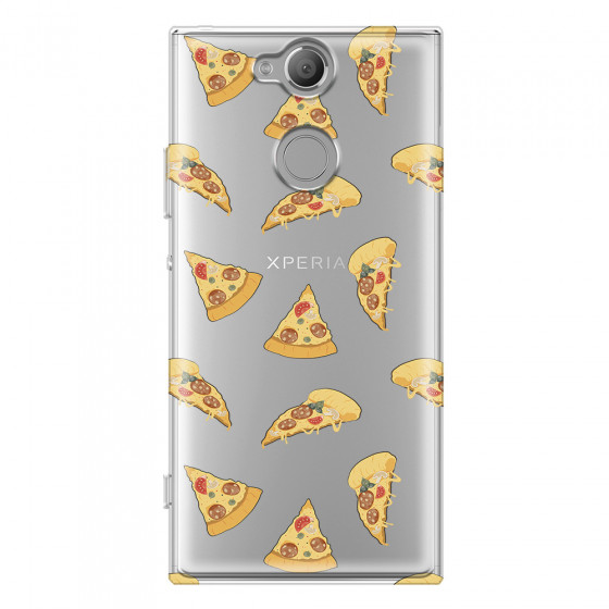 SONY - Sony Xperia XA2 - Soft Clear Case - Pizza Phone Case