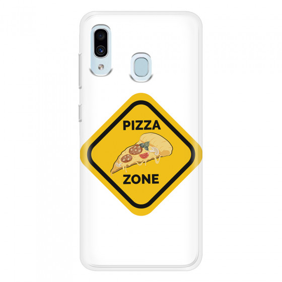 SAMSUNG - Galaxy A20 / A30 - Soft Clear Case - Pizza Zone Phone Case