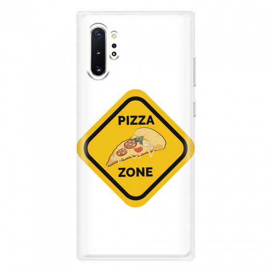 SAMSUNG - Galaxy Note 10 Plus - Soft Clear Case - Pizza Zone Phone Case