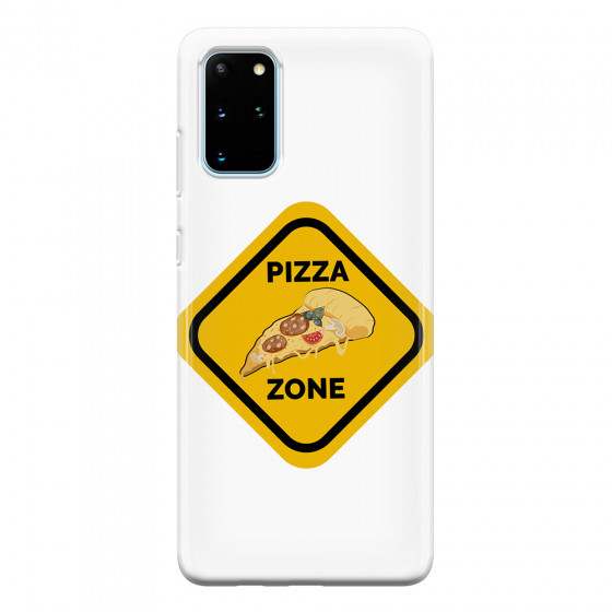 SAMSUNG - Galaxy S20 Plus - Soft Clear Case - Pizza Zone Phone Case