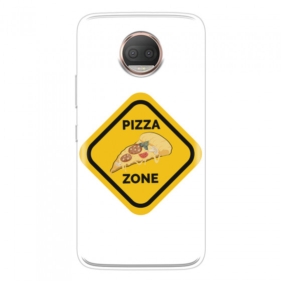 MOTOROLA by LENOVO - Moto G5s Plus - Soft Clear Case - Pizza Zone Phone Case