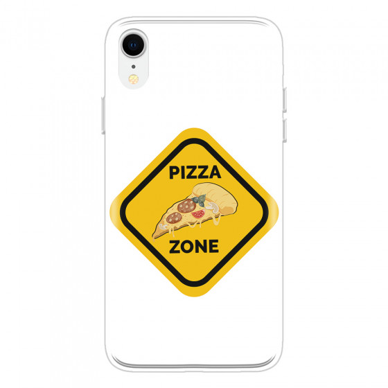 APPLE - iPhone XR - Soft Clear Case - Pizza Zone Phone Case