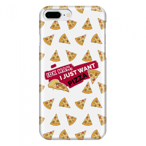 APPLE - iPhone 7 Plus - 3D Snap Case - Want Pizza Men Phone Case