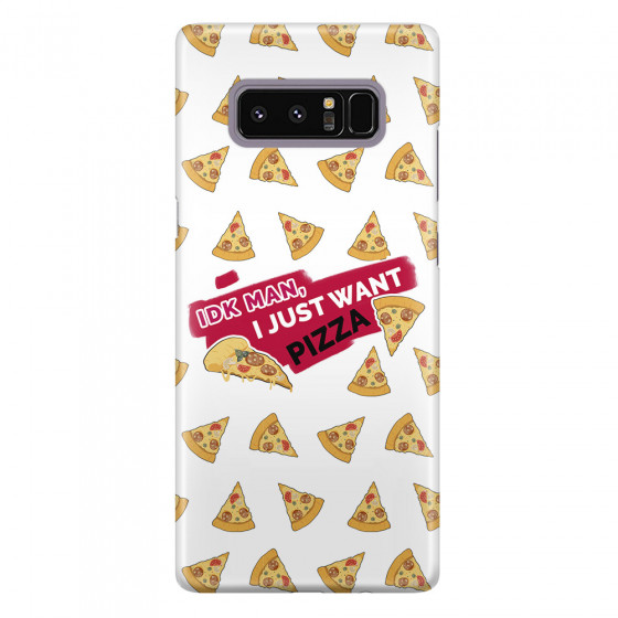 SAMSUNG - Galaxy Note 8 - 3D Snap Case - Want Pizza Men Phone Case