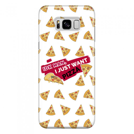 SAMSUNG - Galaxy S8 - 3D Snap Case - Want Pizza Men Phone Case