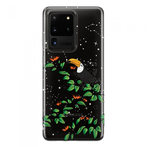 SAMSUNG - Galaxy S20 Ultra - Soft Clear Case - Me, The Stars And Toucan